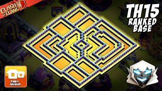 Best Town Hall 15 (TH15) Ranked Base 2026 – Anti 2-Star Meta Layout! Clash of Clans