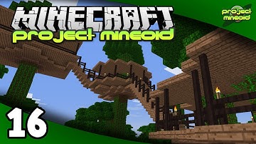 Project Mineoid (Minecraft Modded SMP) - Ep. 16: Back to Base