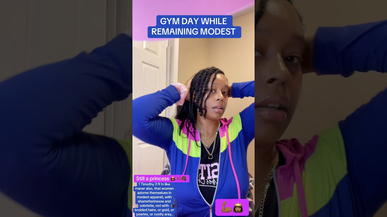 День в спортзале, но при этом скромный‼️👸🏾💁🏾‍♀️ 