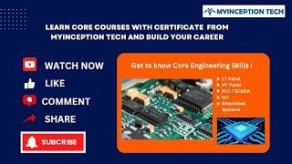 Master Core Engineering Courses – LT Panel | HT Panel | PLC/SCADA | IoT | Embedded Systems