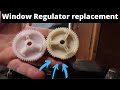 How to replace or repair window regulator motor Mazda CX-7.