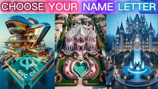 Choose Your Name Letter & See Your Beautiful Luxury Castles🎂🏰 | Castle Houses🏯 | Funtuber |