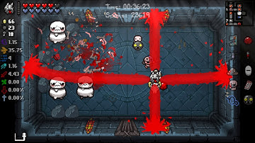The Binding of Isaac Rebirth | Technology+20/20+Hook worm | Cathedral