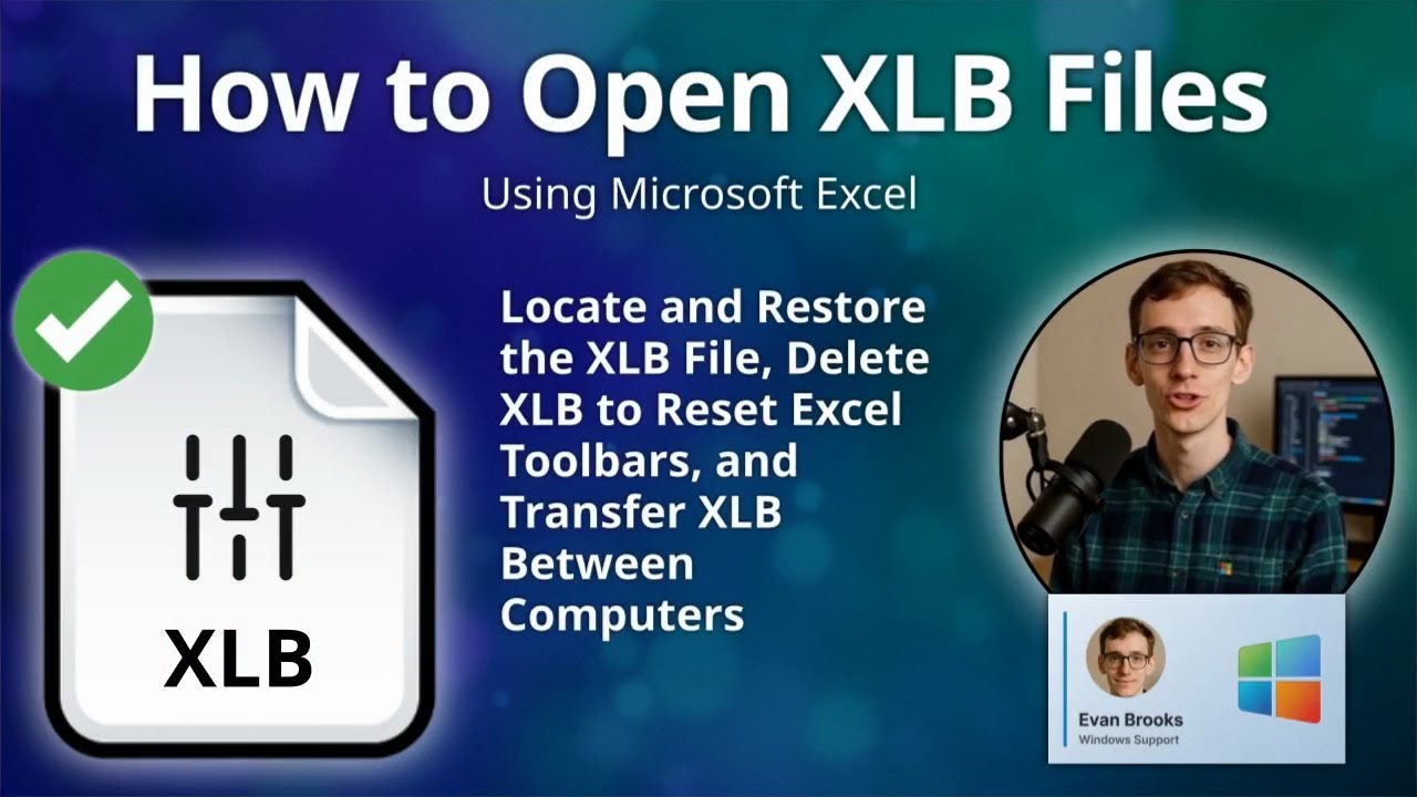 How to Open XLB Files (Microsoft Excel) - YouTube