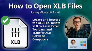 How to Open XLB Files (Microsoft Excel) screenshot 5