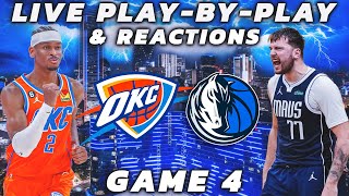 Oklahoma City Thunder vs Dallas Mavericks | Live PlayByPlay & Reactions