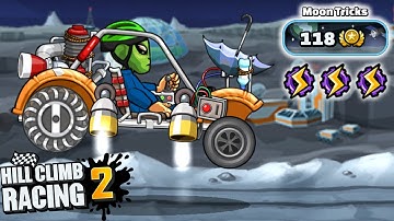 MOON TRICKS EVENT - Hill Climb Racing 2 Walkthrough Gameplay