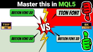 Master DYNAMIC Font Getter & Setter Utility in MQL5 UI Screen Resolutions [PART 671]#forexalgotrader