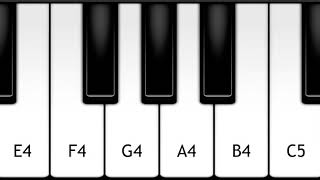 #32 تعليم عزف اغنية ناسيني ليه - تامر حسني | على بيانو الجوال 