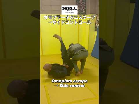 Omoplata escape → Side control  オモプラータのエスケープ→サイドコントロール