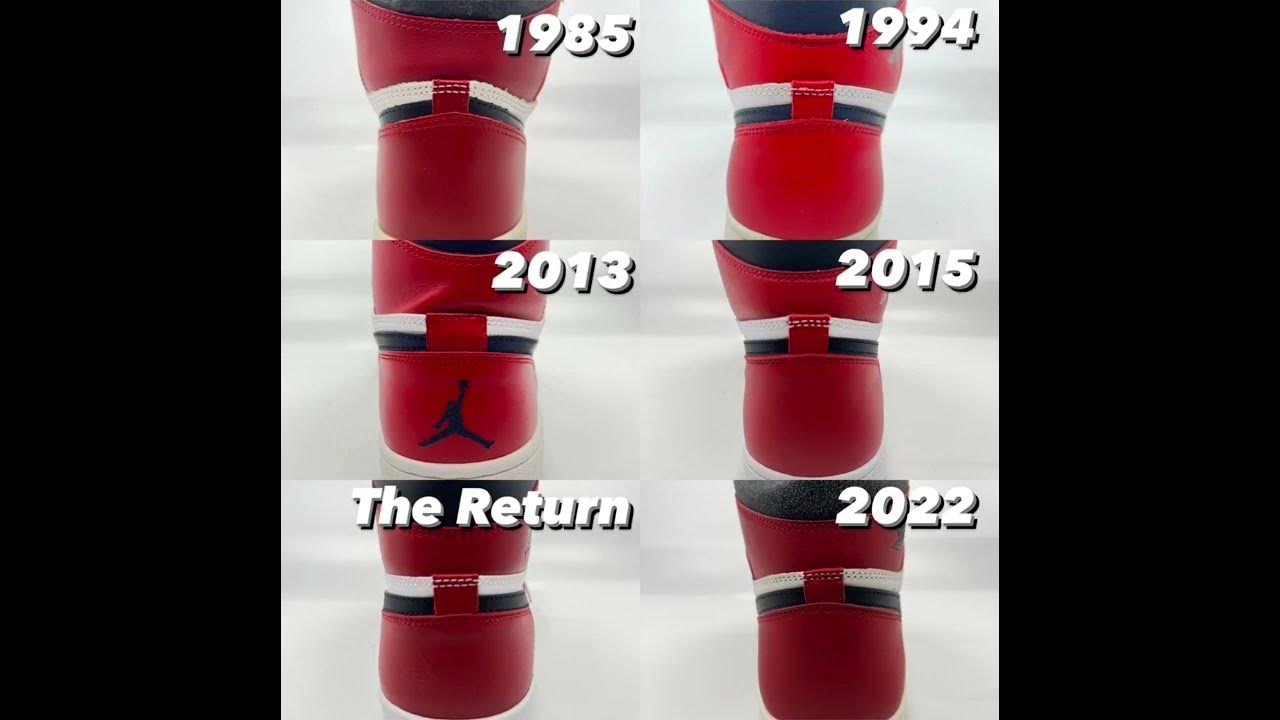 Jordan 1 chicago 2013 vs 2015 Clearance