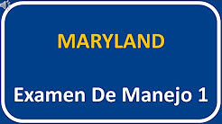 Examen De Manejo De Maryland 1