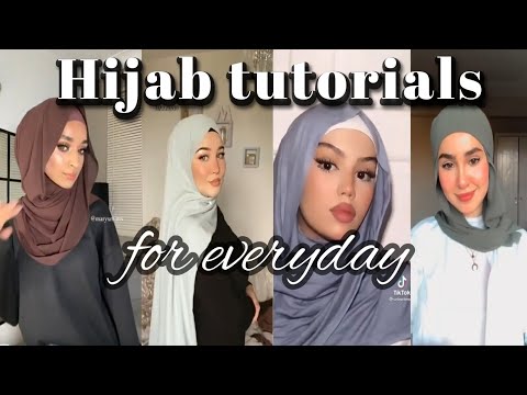 Everyday Hijab tutorial  ( stylish hijab 2022) /  Tik Tok compilation