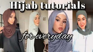 Everyday Hijab tutorial  ( stylish hijab 2022) /  Tik Tok compilation