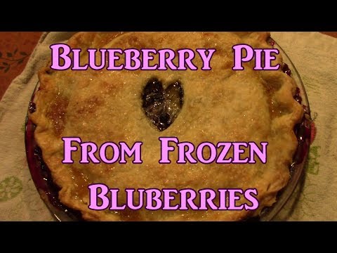 Blueberry Pie From Frozen Blueberries