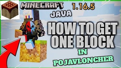 How To Install One Block in Pojav Loncher | One Block Minecraft 1.16.5 Android