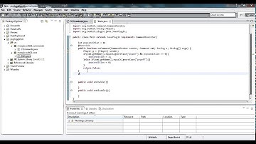 Eclipse Minecraft Plugin Tutorial #4 - Toggle Pvp!