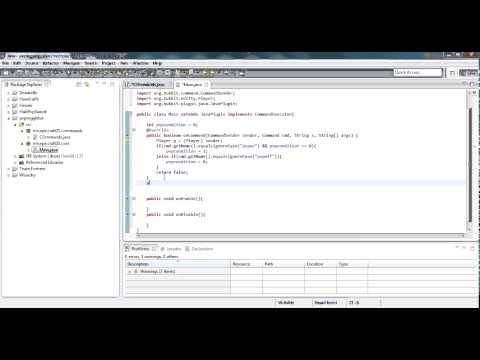 Eclipse Minecraft Plugin Tutorial #4 - Toggle Pvp!