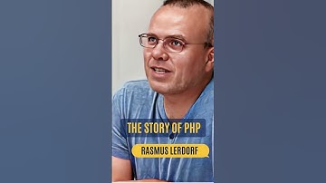 The Story of PHP by Rasmus Lerdorf