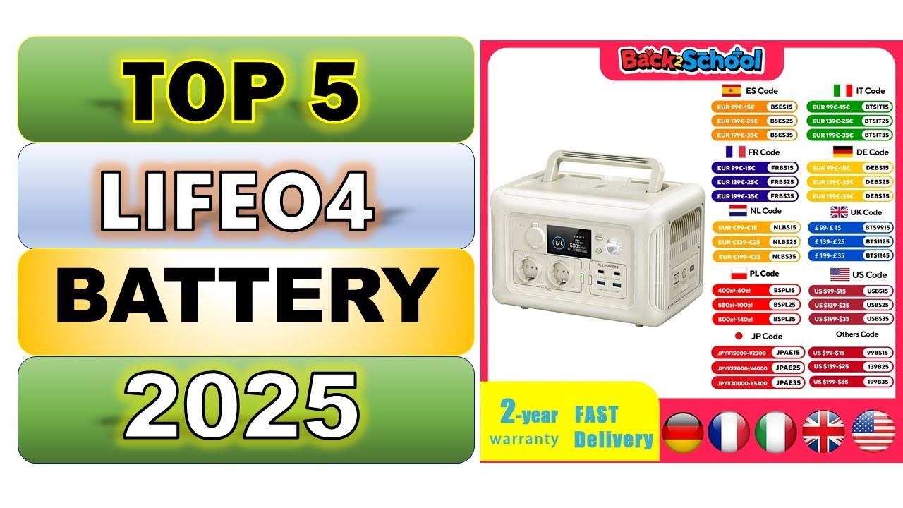Top 5 Best LifePo4 Battery in 2025 || From Aliexpress - YouTube