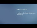 Sap business bydesign  intelligent business document processing  leverage technologies