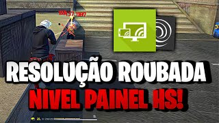 Melhor resolução e sensibilidade tela esticada do Second Screen Free Fire Xiaomi, Samsung e Motorola