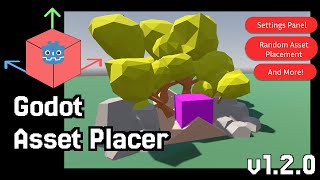 Godot Asset Placer - 1.2.0 Showcase | Level Design Plugin