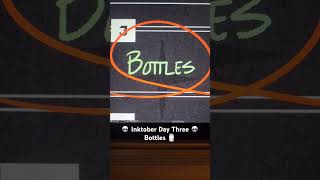 💀 Inktober Day 3 - Bottles 🫙 #clipstudiopaint #inktober #inktober2024 #animeillustration