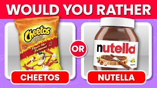 Would You Rather - Savory vs. Sweet Edition 🍕🍫