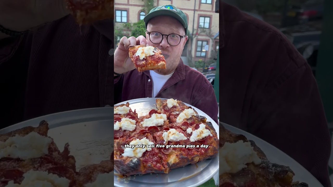 IS THIS THE BEST PIZZA IN LONDON!? #foodie #pizza #foodreview #foodlover #pizzalover #shorts
