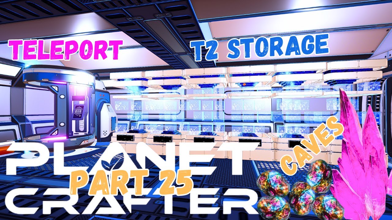 T2 Teleportation Lab Code The Planet Crafter - QUARTZ CAVE - SUPER ALLOY CAVE - TELEPORTATION and ...