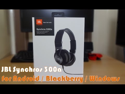 JBL Synchros S300a unboxing