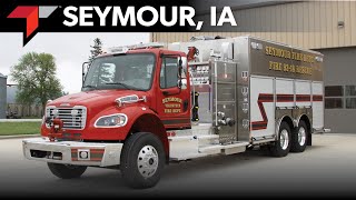 Seymour, Iowa, Toyne Pumper Tanker Fire Apparatus Delivery