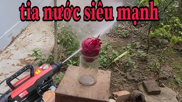 Cắt tất cả mọi thứ bằng tia nước áp lực cao | SN Vlog