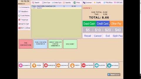 Quick Service: Making An Order (Fast!) AST POS