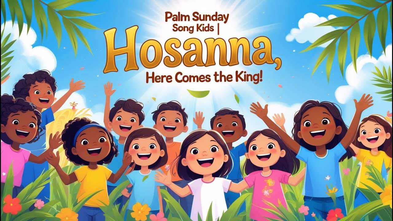 Palm Sunday Song for Kids | “Hosanna, Here Comes the King!” | Animated ...