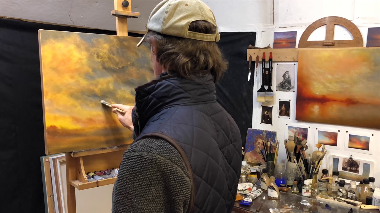 Oil Painting Skies - Part 1 Tonal Method with Nial Adams