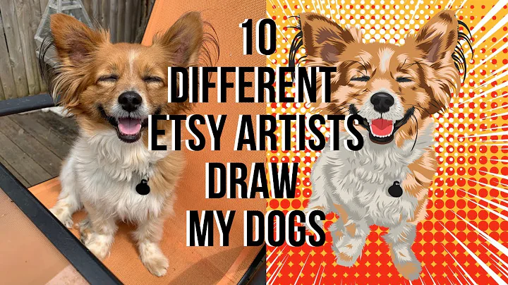 Adorable Custom Pet Portraits by Etsy Artists