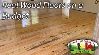 How We Did Our Real Wood floors for Less Than $5,000