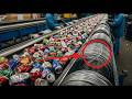 How a Factory Transforms Old Cans Into Metal Wire in a Way You’ve Never Seen Before