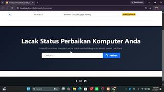 TUGAS PROYEK INDIVIDU MATAKULIAH PEMROGRAMAN WEB BERJUDUL SERVICE KOMPUTER
