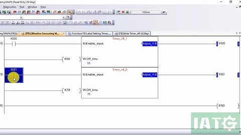 Sử dụng (khối hàm chức năng) Function Block trong lập trình PLC Mitsubishi