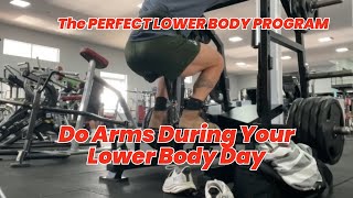 This is the Best Science-Based Lower Body Day... To Build Your Biceps