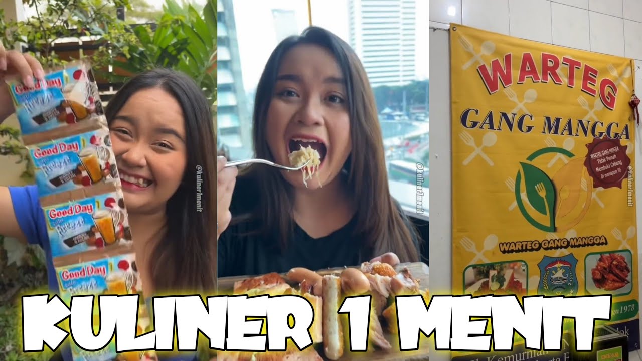 KUMPULAN VT📺SI MIMIN🦋MAKAN DAN MUKBANG🍝 KULINER 1 MENIT ❗