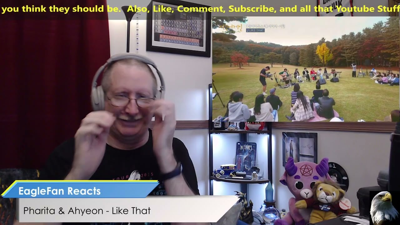 EagleFan отреагировал на Ахёна и Фариту (BABYMONSTER) фразой Like That — Begin Again Open Mic — L...