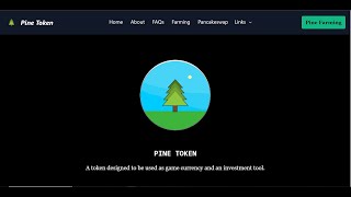 PINE Farming Tutorial | DApp for Pine Token