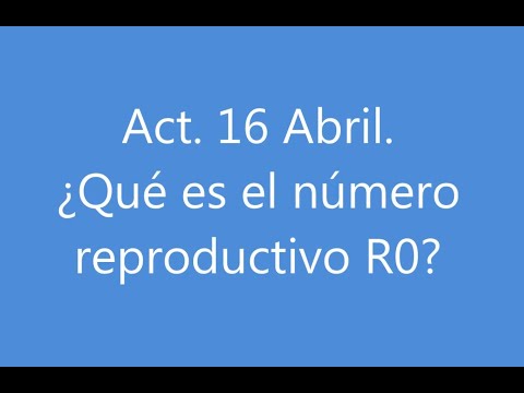 Vídeo: Diferencia Entre El Número De Reproducción Básico Y Efectivo