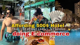 Affording $500 Hotel as International Student in America | Doing E commerce | Life in USA