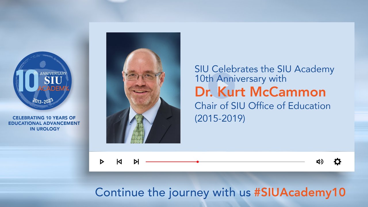 SIU Academy 10th anniversary with Dr. Kurt McCammon