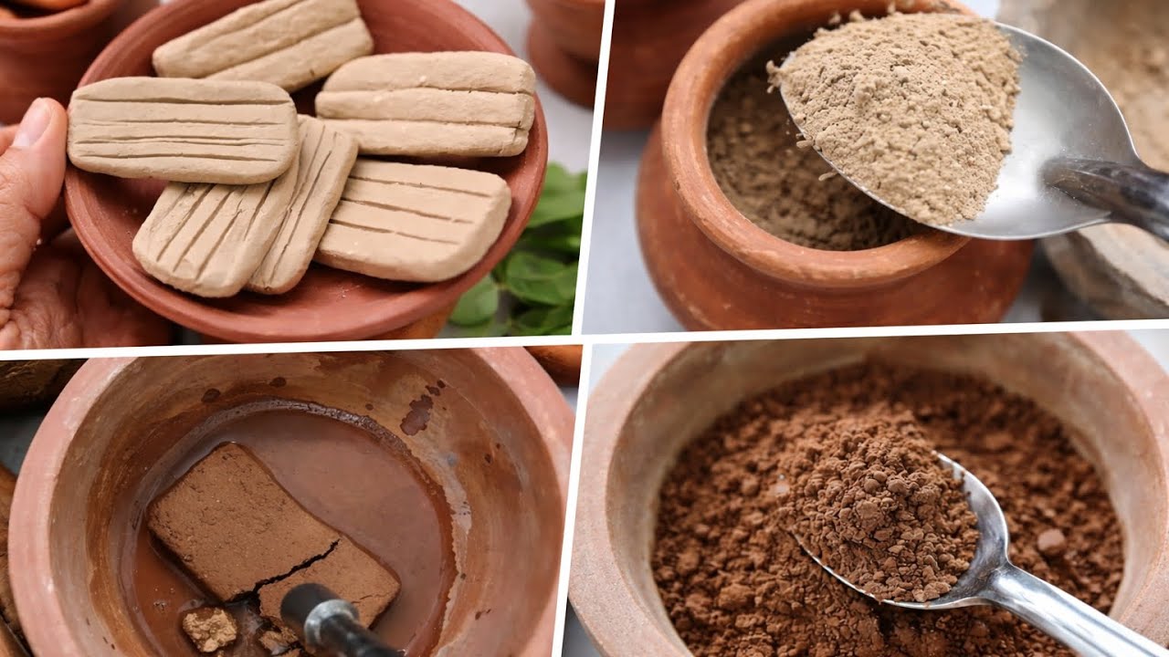 Most Satisfying clay slate crushing Ever 😌 Adding water and mixing the ...